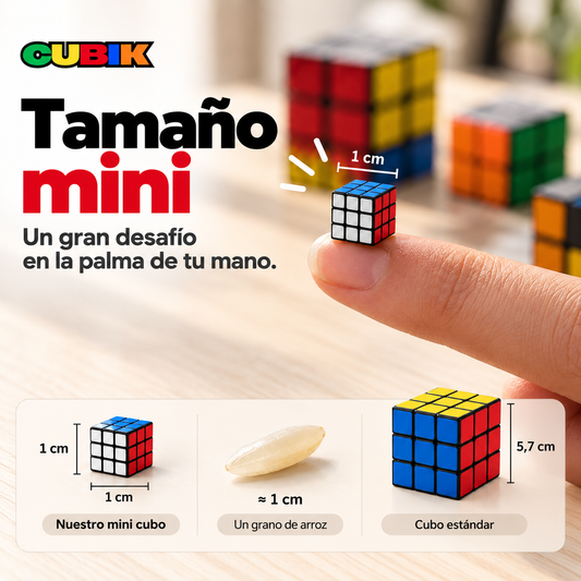 Mini cubo 3x3 de 1 cm